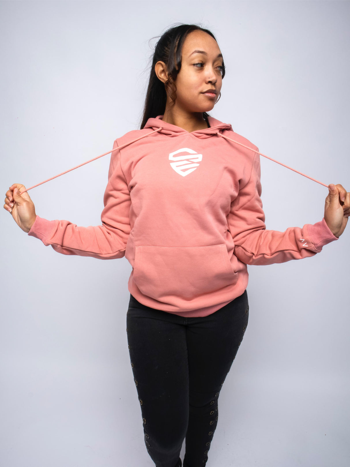 SE Shield Hoodie (Salmon Pink) - (Unisex)