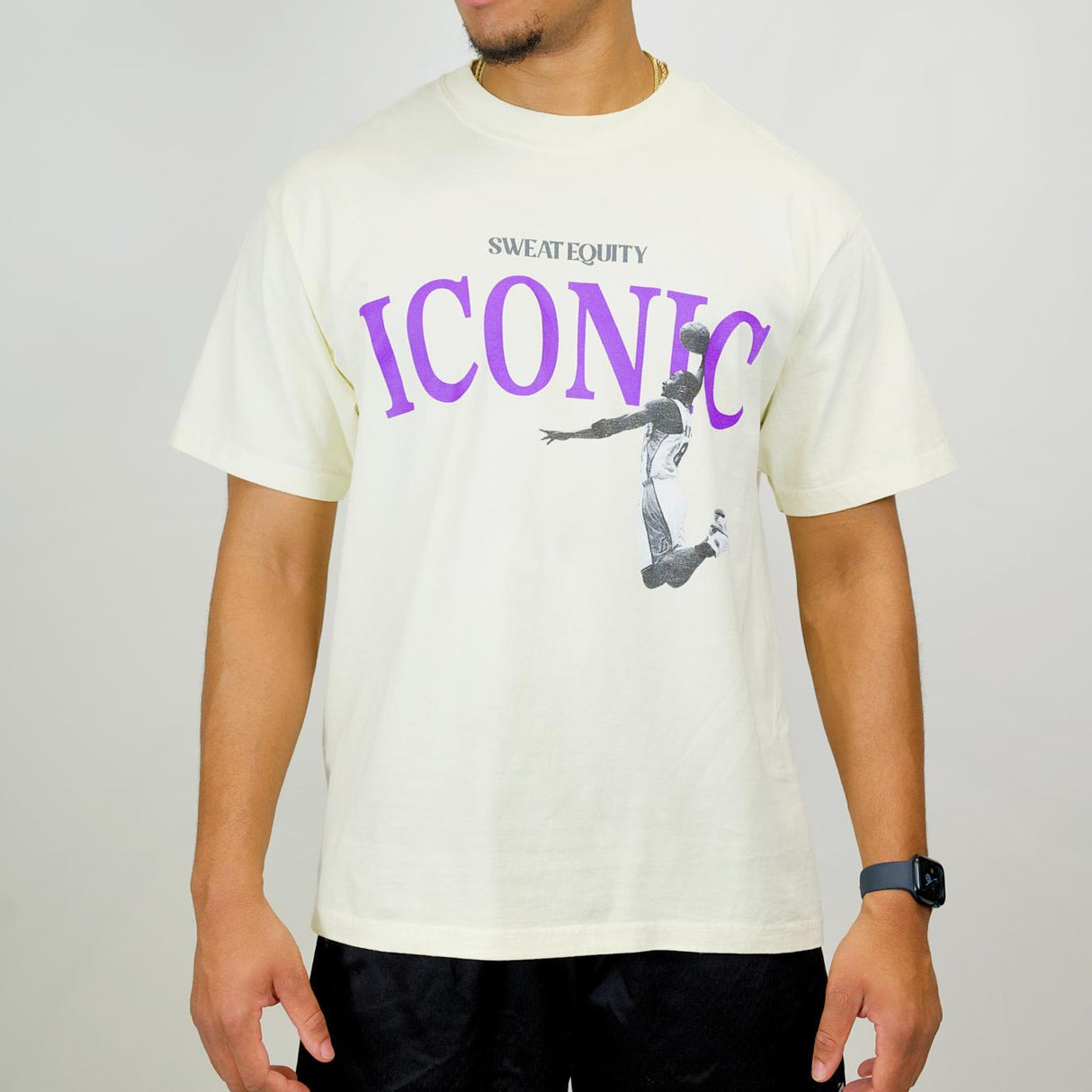 Iconic Oversized Tee - Kobe (Cream)