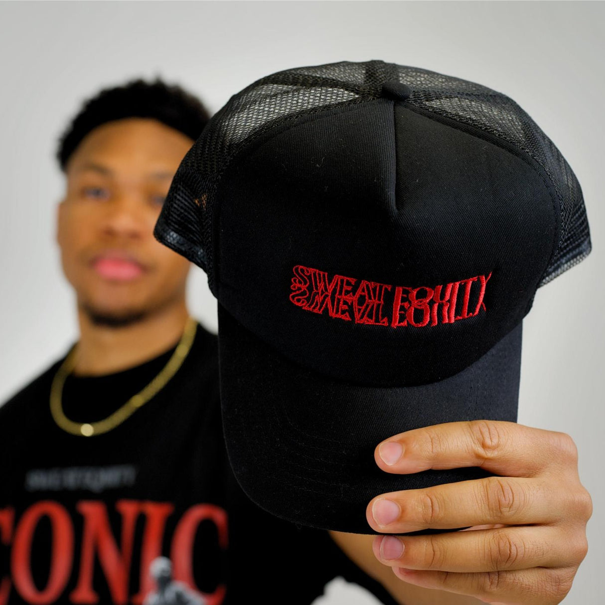 SE Trucker Hat (Black & Red)