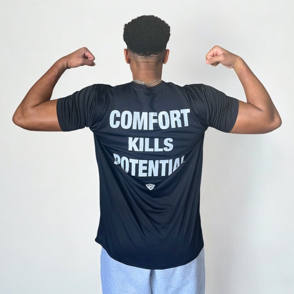 SE COMFORT KILLS POTENTIAL - STAPLE ACTIVE TEE