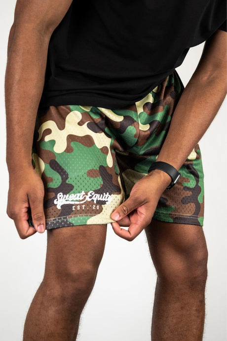 Forest Camo - Signature Shorts - Sweat Equity StoreSweat Equity Store