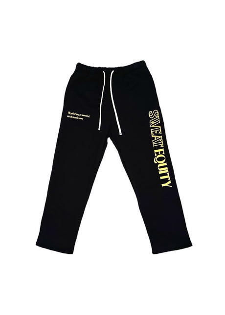Oversized Signature Sweatpants (Black) - Sweat Equity StoreSweat Equity Store