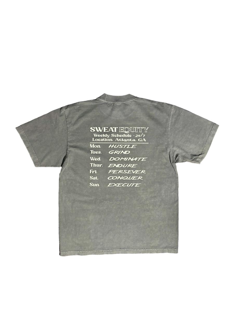 Weekly Grind Tee (Cement Grey) - Sweat Equity StoreSweat Equity Store